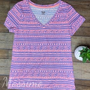 🌺 MOSSIMO | V Neck Striped Top (SOLD)